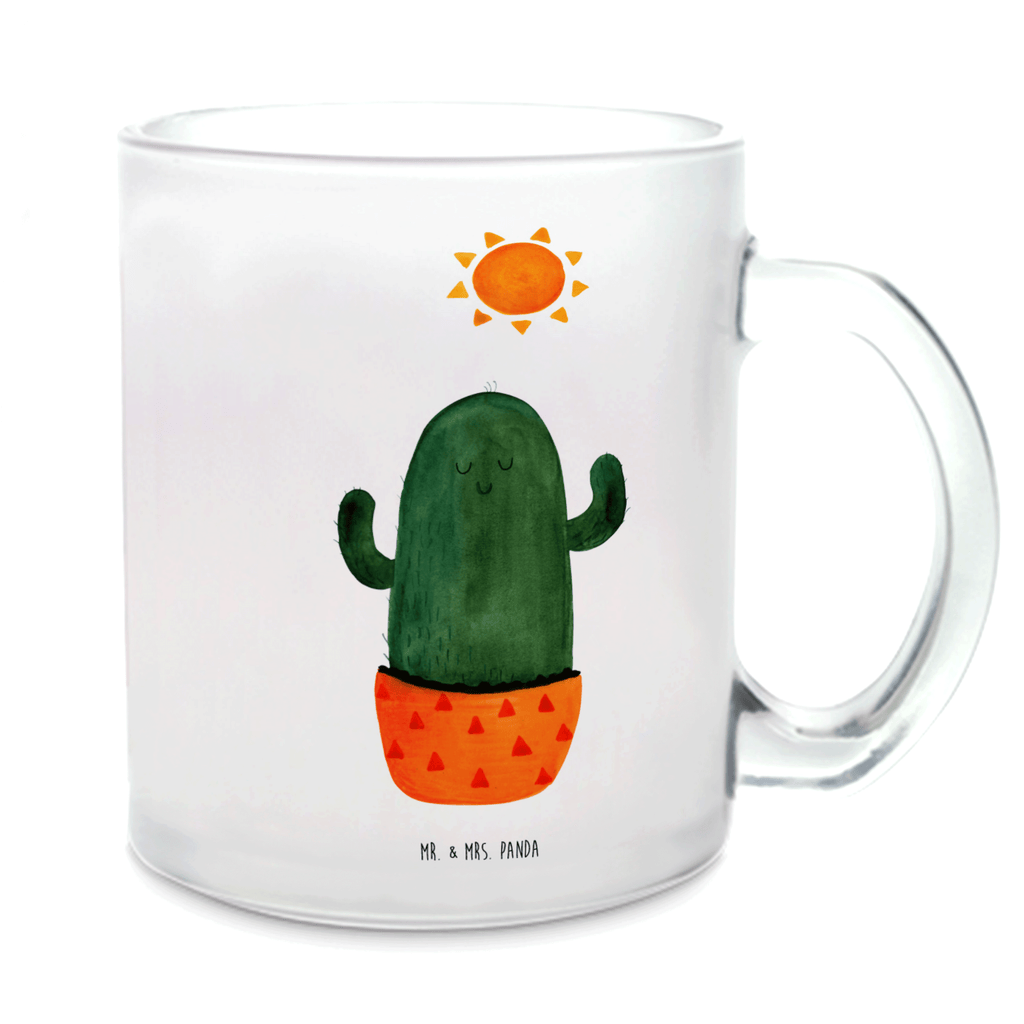 Teetasse Kaktus Sonnenanbeter Teetasse, Teeglas, Teebecher, Tasse mit Henkel, Tasse, Glas Teetasse, Teetasse aus Glas, Kaktus, Kakteen, Liebe Kaktusliebe, Sonne, Sonnenschein, Glück, glücklich, Motivation, Neustart, Trennung, Ehebruch, Scheidung, Freundin, Liebeskummer, Liebeskummer Geschenk, Geschenkidee