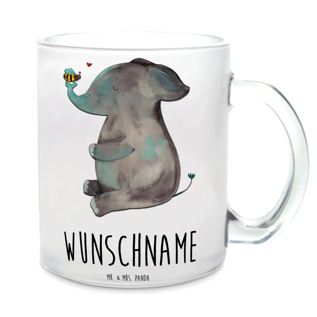 Personalisierte Teetasse Elefant & Biene Personalisierte Teetasse, Personalisiertes Teeglas, Personalisierter Teebecher, Personalisierte Glas Teetasse, Personalisierte Teetasse aus Glas, Teetasse mit Namen, Teeglas mit Namen, Teebecher mit Namen, Glas Teetasse mit Namen, Teetasse aus Glas mit Namen, Teetasse Wunschname, Teetasse selbst gestalten., Tiermotive, Gute Laune, lustige Sprüche, Tiere, Elefant, Biene, Liebe, Liebesbeweis, Jahrestag, Liebesgeschenk, Heiratsantrag, Hochzeitsgeschenk, Liebesspruch