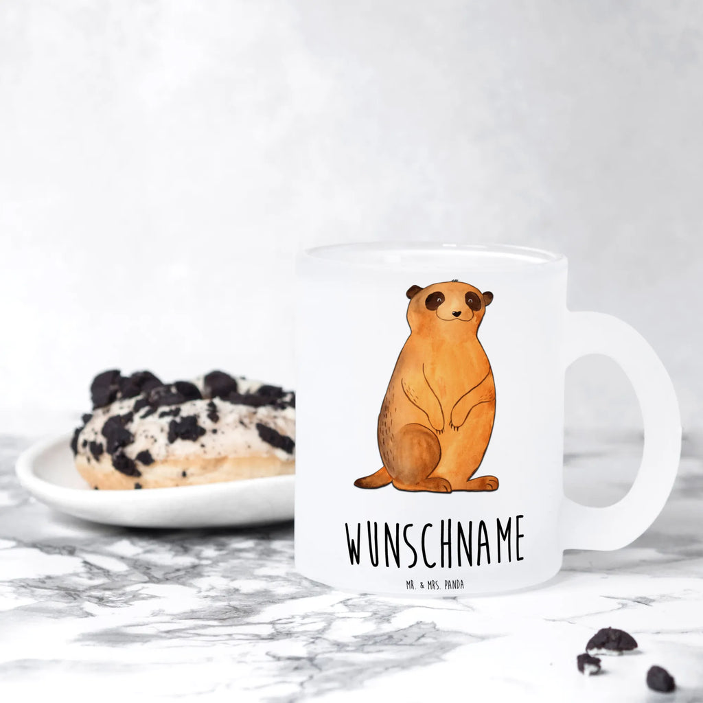 Personalisierte Teetasse Erdmännchen Personalisierte Teetasse, Personalisiertes Teeglas, Personalisierter Teebecher, Personalisierte Glas Teetasse, Personalisierte Teetasse aus Glas, Teetasse mit Namen, Teeglas mit Namen, Teebecher mit Namen, Glas Teetasse mit Namen, Teetasse aus Glas mit Namen, Teetasse Wunschname, Teetasse selbst gestalten., Afrika, Wildtiere, Erdmännchen, Reisen, Spruch, Weltreise, Afrikareise, Roadtrip, Traveling