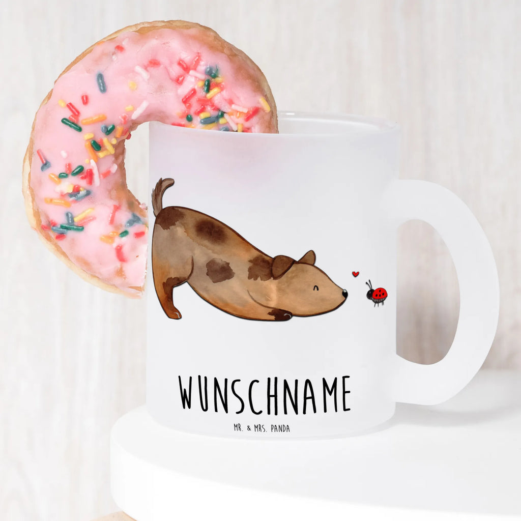 Personalisierte Teetasse Hund Marienkäfer Personalisierte Teetasse, Personalisiertes Teeglas, Personalisierter Teebecher, Personalisierte Glas Teetasse, Personalisierte Teetasse aus Glas, Teetasse mit Namen, Teeglas mit Namen, Teebecher mit Namen, Glas Teetasse mit Namen, Teetasse aus Glas mit Namen, Teetasse Wunschname, Teetasse selbst gestalten., Hund, Hundemotiv, Haustier, Hunderasse, Tierliebhaber, Hundebesitzer, Sprüche, Hunde, Hundespruch, Marienkäfer, Mischling, Mischlinghund