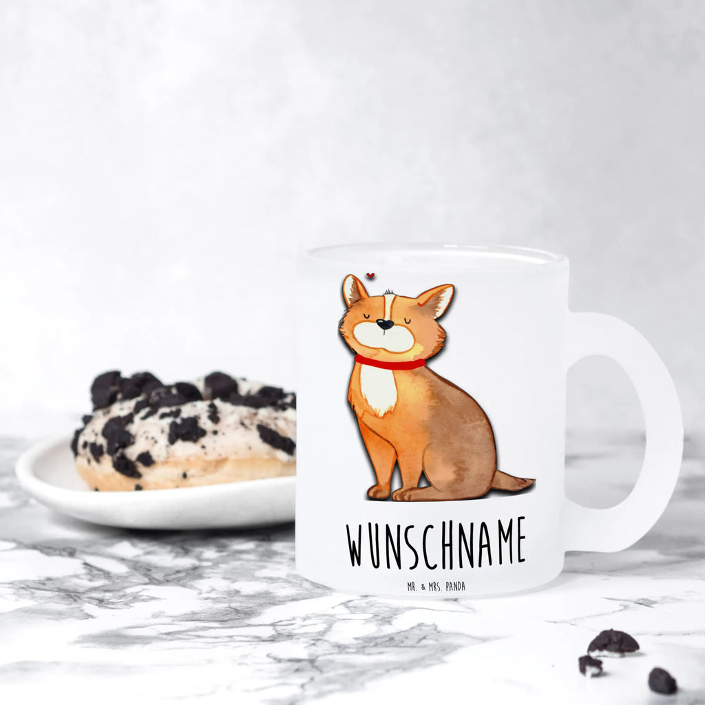 Personalisierte Teetasse Hundeglück Personalisierte Teetasse, Personalisiertes Teeglas, Personalisierter Teebecher, Personalisierte Glas Teetasse, Personalisierte Teetasse aus Glas, Teetasse mit Namen, Teeglas mit Namen, Teebecher mit Namen, Glas Teetasse mit Namen, Teetasse aus Glas mit Namen, Teetasse Wunschname, Teetasse selbst gestalten., Hund, Hundemotiv, Haustier, Hunderasse, Tierliebhaber, Hundebesitzer, Sprüche, Corgie, Hundeliebe, Spruch, Hundemama, Liebe