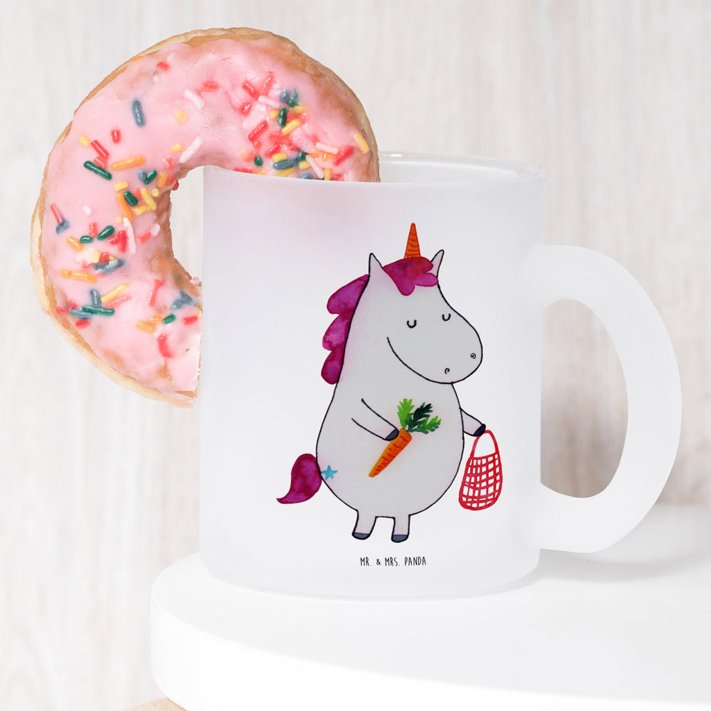 Teetasse Einhorn Gemüse Teetasse, Teeglas, Teebecher, Tasse mit Henkel, Tasse, Glas Teetasse, Teetasse aus Glas, Einhorn, Einhörner, Einhorn Deko, Pegasus, Unicorn, Biomarkt, Bio, Gemüse, Wochenmarkt