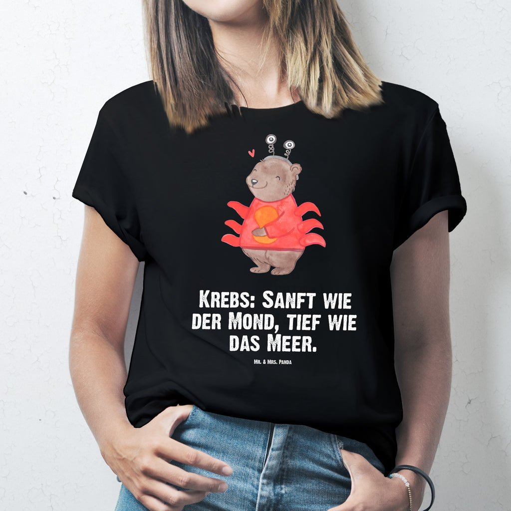 T-Shirt Standard Krebs Astrologie T-Shirt, Shirt, Tshirt, Lustiges T-Shirt, T-Shirt mit Spruch, Party, Junggesellenabschied, Jubiläum, Geburstag, Herrn, Damen, Männer, Frauen, Schlafshirt, Nachthemd, Sprüche, Tierkreiszeichen, Sternzeichen, Horoskop, Astrologie, Aszendent, Krebs, Geburtstagsgeschenk, Geschenk