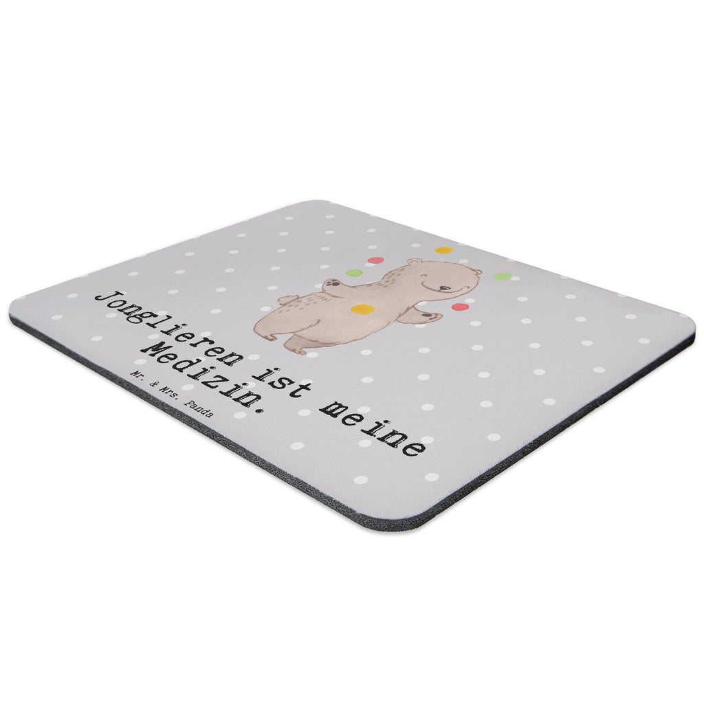 Mauspad Bär Jonglieren Medizin Mousepad, Computer zubehör, Büroausstattung, PC Zubehör, Arbeitszimmer, Mauspad, Einzigartiges Mauspad, Designer Mauspad, Mausunterlage, Mauspad Büro, Geschenk, Sport, Sportart, Hobby, Schenken, Danke, Dankeschön, Auszeichnung, Gewinn, Sportler, Jonglieren, Jongleur, Zirkus, Artistik