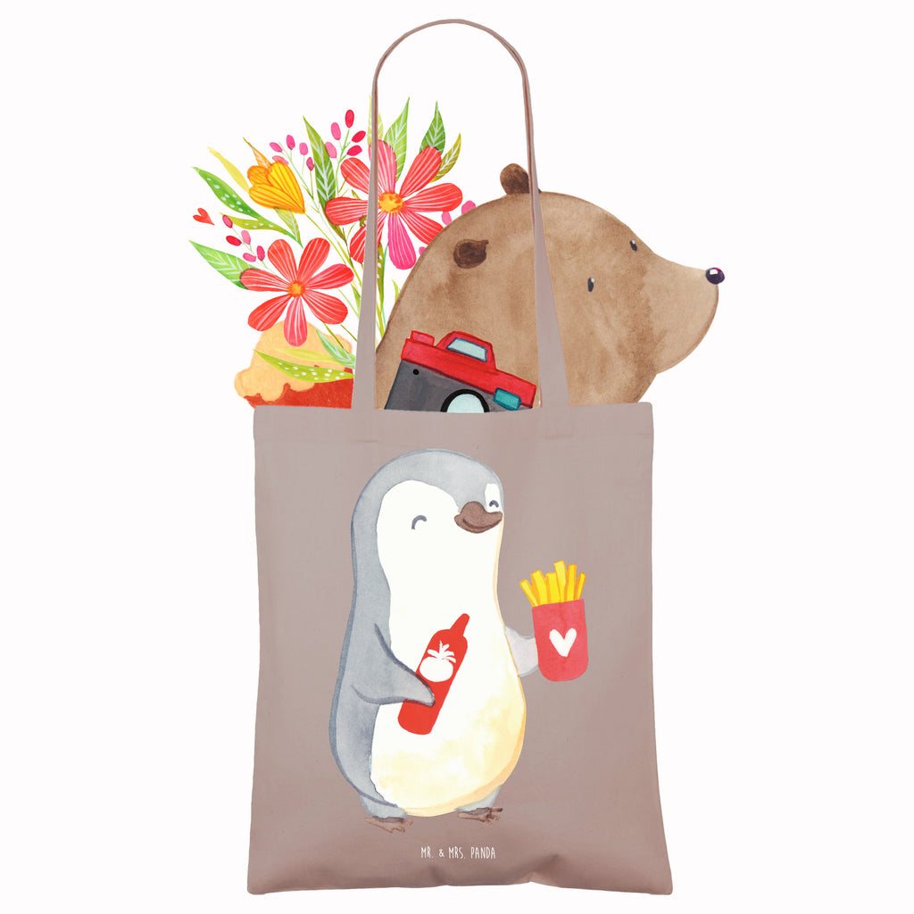 Tragetasche Pinguin Pommes Beuteltasche, Beutel, Einkaufstasche, Jutebeutel, Stoffbeutel, Tasche, Shopper, Umhängetasche, Strandtasche, Schultertasche, Stofftasche, Tragetasche, Badetasche, Jutetasche, Einkaufstüte, Laptoptasche, Liebe, Partner, Freund, Freundin, Ehemann, Ehefrau, Heiraten, Verlobung, Heiratsantrag, Liebesgeschenk, Jahrestag, Hocheitstag, Valentinstag, Geschenk für Frauen, Hochzeitstag, Mitbringsel, Geschenk für Freundin, Geschenk für Partner, Liebesbeweis, für Männer, für Ehemann