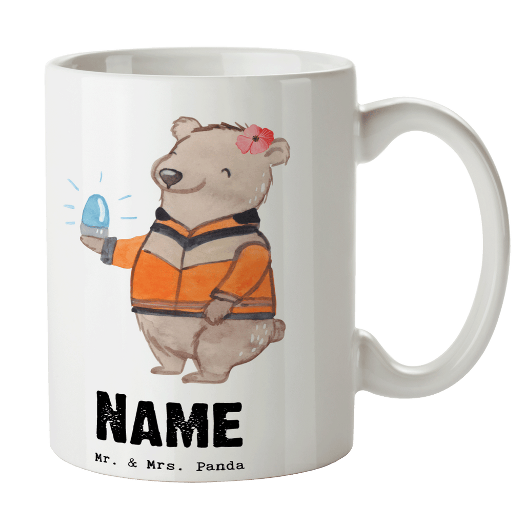 Personalisierte Tasse Rettungssanitäterin mit Herz Personalisierte Tasse, Namenstasse, Wunschname, Personalisiert, Tasse, Namen, Drucken, Tasse mit Namen, Beruf, Ausbildung, Jubiläum, Abschied, Rente, Kollege, Kollegin, Geschenk, Schenken, Arbeitskollege, Mitarbeiter, Firma, Danke, Dankeschön