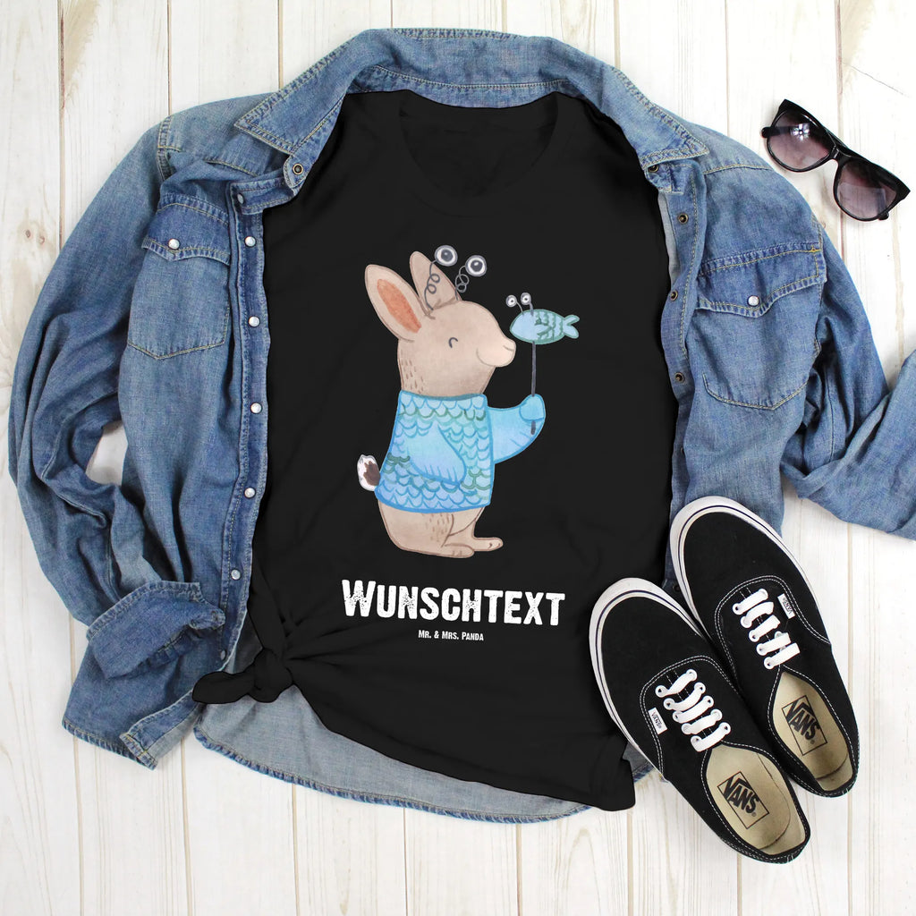 Personalisiertes T-Shirt Fische Astrologie T-Shirt Personalisiert, T-Shirt mit Namen, T-Shirt mit Aufruck, Männer, Frauen, Tierkreiszeichen, Sternzeichen, Horoskop, Astrologie, Aszendent, Fischer, Geburtstagsgeschenk, Geschenkidee zum Geburtstag