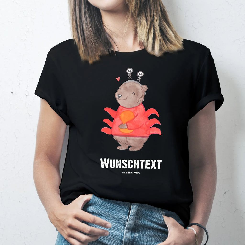 Personalisiertes T-Shirt Krebs Astrologie T-Shirt Personalisiert, T-Shirt mit Namen, T-Shirt mit Aufruck, Männer, Frauen, Tierkreiszeichen, Sternzeichen, Horoskop, Astrologie, Aszendent, Krebs, Geburtstagsgeschenk, Geschenk