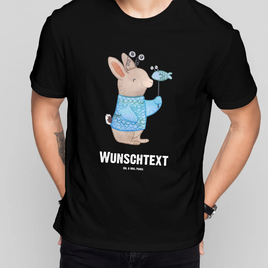 Personalisiertes T-Shirt Fische Astrologie T-Shirt Personalisiert, T-Shirt mit Namen, T-Shirt mit Aufruck, Männer, Frauen, Tierkreiszeichen, Sternzeichen, Horoskop, Astrologie, Aszendent, Fischer, Geburtstagsgeschenk, Geschenkidee zum Geburtstag