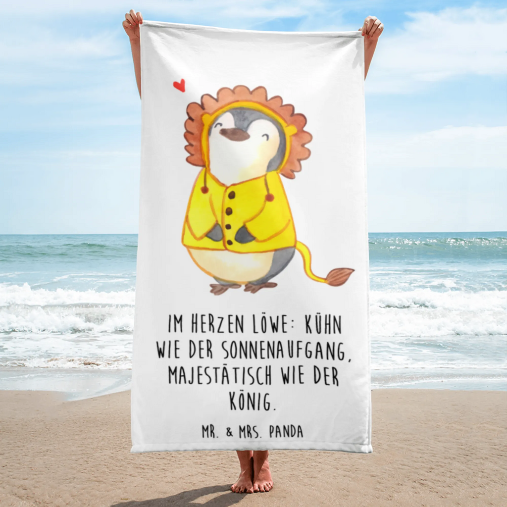 XL Badehandtuch Löwe Astrologie Handtuch, Badetuch, Duschtuch, Strandtuch, Saunatuch, Tierkreiszeichen, Sternzeichen, Horoskop, Astrologie, Aszendent, Löwe, Geburtstagsgeschenk, Geschenkidee zum Geburtstag, Sternzeichen Löwe