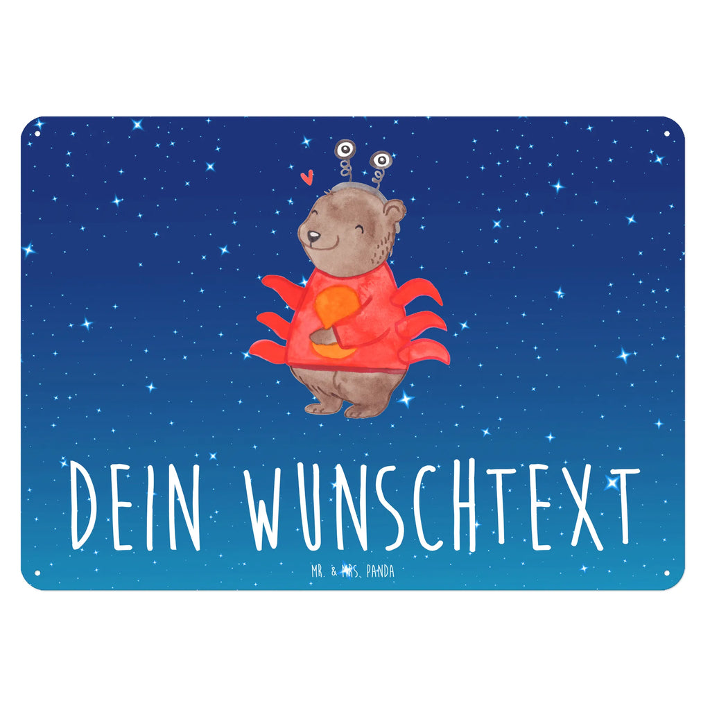 Personalisiertes Blechschild Krebs Astrologie Blechschild, Metallschild, Geschenk Schild, Schild, Magnet-Metall-Schild, Deko Schild, Wandschild, Wand-Dekoration, Türschild, Tierkreiszeichen, Sternzeichen, Horoskop, Astrologie, Aszendent, Krebs, Geburtstagsgeschenk, Geschenk