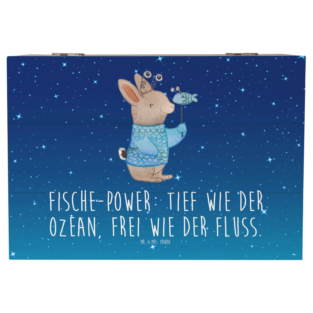 Holzkiste Fische Astrologie Holzkiste, Kiste, Schatzkiste, Truhe, Schatulle, XXL, Erinnerungsbox, Erinnerungskiste, Dekokiste, Aufbewahrungsbox, Geschenkbox, Geschenkdose, Tierkreiszeichen, Sternzeichen, Horoskop, Astrologie, Aszendent, Fischer, Geburtstagsgeschenk, Geschenkidee zum Geburtstag