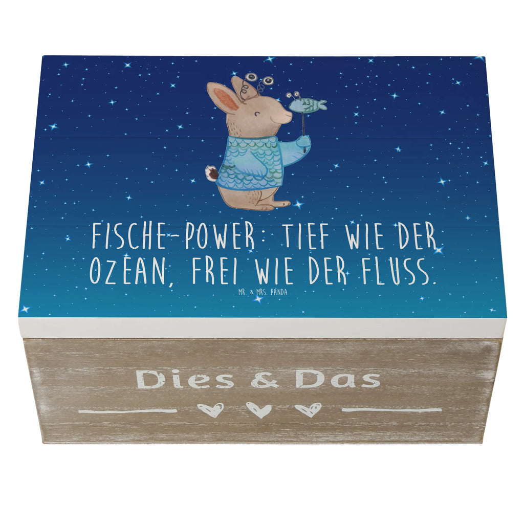 Holzkiste Fische Astrologie Holzkiste, Kiste, Schatzkiste, Truhe, Schatulle, XXL, Erinnerungsbox, Erinnerungskiste, Dekokiste, Aufbewahrungsbox, Geschenkbox, Geschenkdose, Tierkreiszeichen, Sternzeichen, Horoskop, Astrologie, Aszendent, Fischer, Geburtstagsgeschenk, Geschenkidee zum Geburtstag