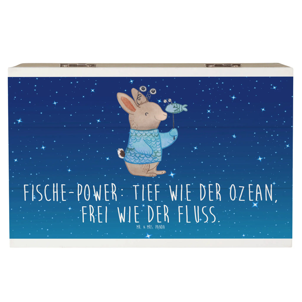 Holzkiste Fische Astrologie Holzkiste, Kiste, Schatzkiste, Truhe, Schatulle, XXL, Erinnerungsbox, Erinnerungskiste, Dekokiste, Aufbewahrungsbox, Geschenkbox, Geschenkdose, Tierkreiszeichen, Sternzeichen, Horoskop, Astrologie, Aszendent, Fischer, Geburtstagsgeschenk, Geschenkidee zum Geburtstag