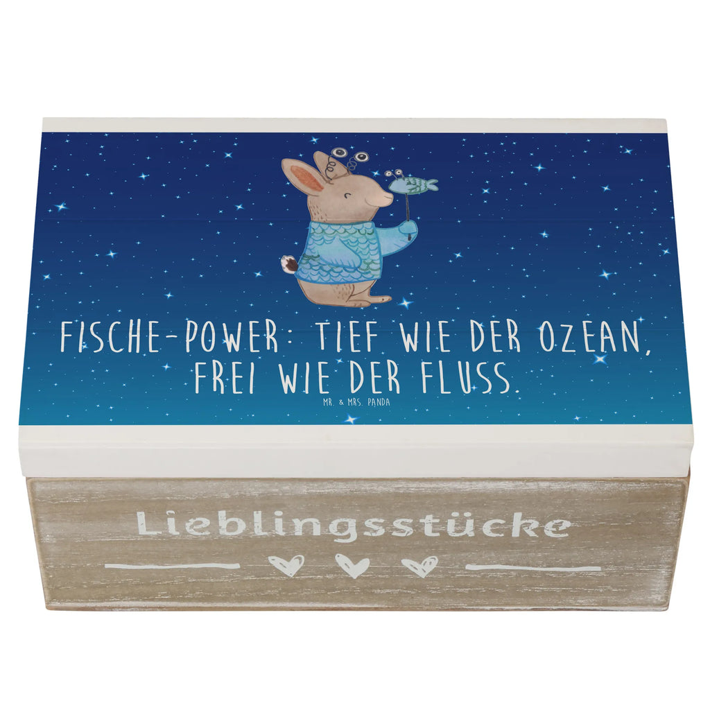 Holzkiste Fische Astrologie Holzkiste, Kiste, Schatzkiste, Truhe, Schatulle, XXL, Erinnerungsbox, Erinnerungskiste, Dekokiste, Aufbewahrungsbox, Geschenkbox, Geschenkdose, Tierkreiszeichen, Sternzeichen, Horoskop, Astrologie, Aszendent, Fischer, Geburtstagsgeschenk, Geschenkidee zum Geburtstag