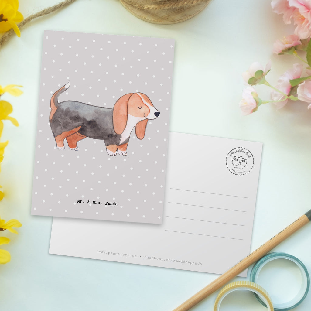 Postkarte Basset Hound Lebensretter Postkarte, Karte, Geschenkkarte, Grußkarte, Einladung, Ansichtskarte, Geburtstagskarte, Einladungskarte, Dankeskarte, Ansichtskarten, Einladung Geburtstag, Einladungskarten Geburtstag, Hund, Hunderasse, Rassehund, Hundebesitzer, Geschenk, Tierfreund, Schenken, Welpe, Basset Hound, Basset