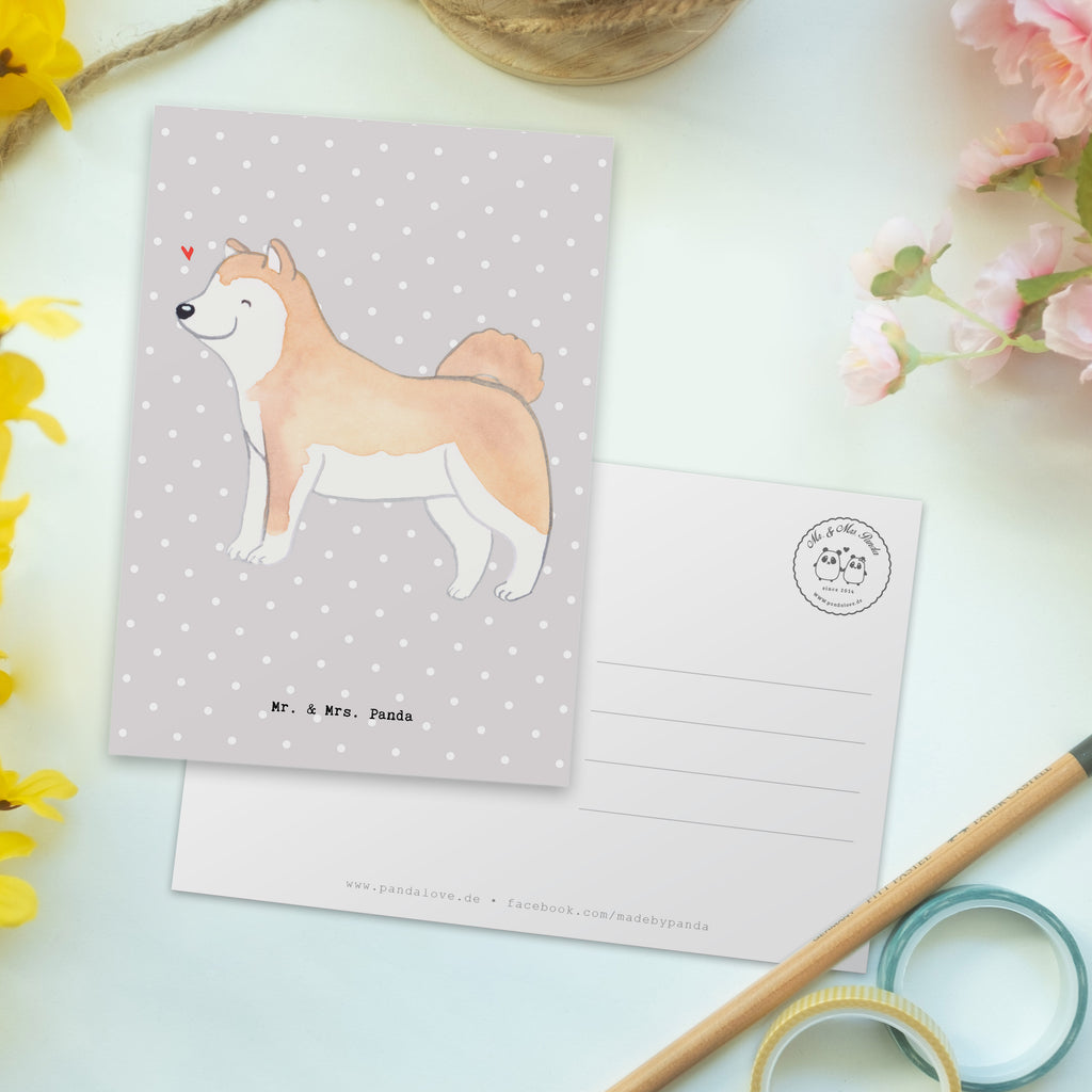 Postkarte Akita Inu Lebensretter Postkarte, Karte, Geschenkkarte, Grußkarte, Einladung, Ansichtskarte, Geburtstagskarte, Einladungskarte, Dankeskarte, Ansichtskarten, Einladung Geburtstag, Einladungskarten Geburtstag, Hund, Hunderasse, Rassehund, Hundebesitzer, Geschenk, Tierfreund, Schenken, Welpe