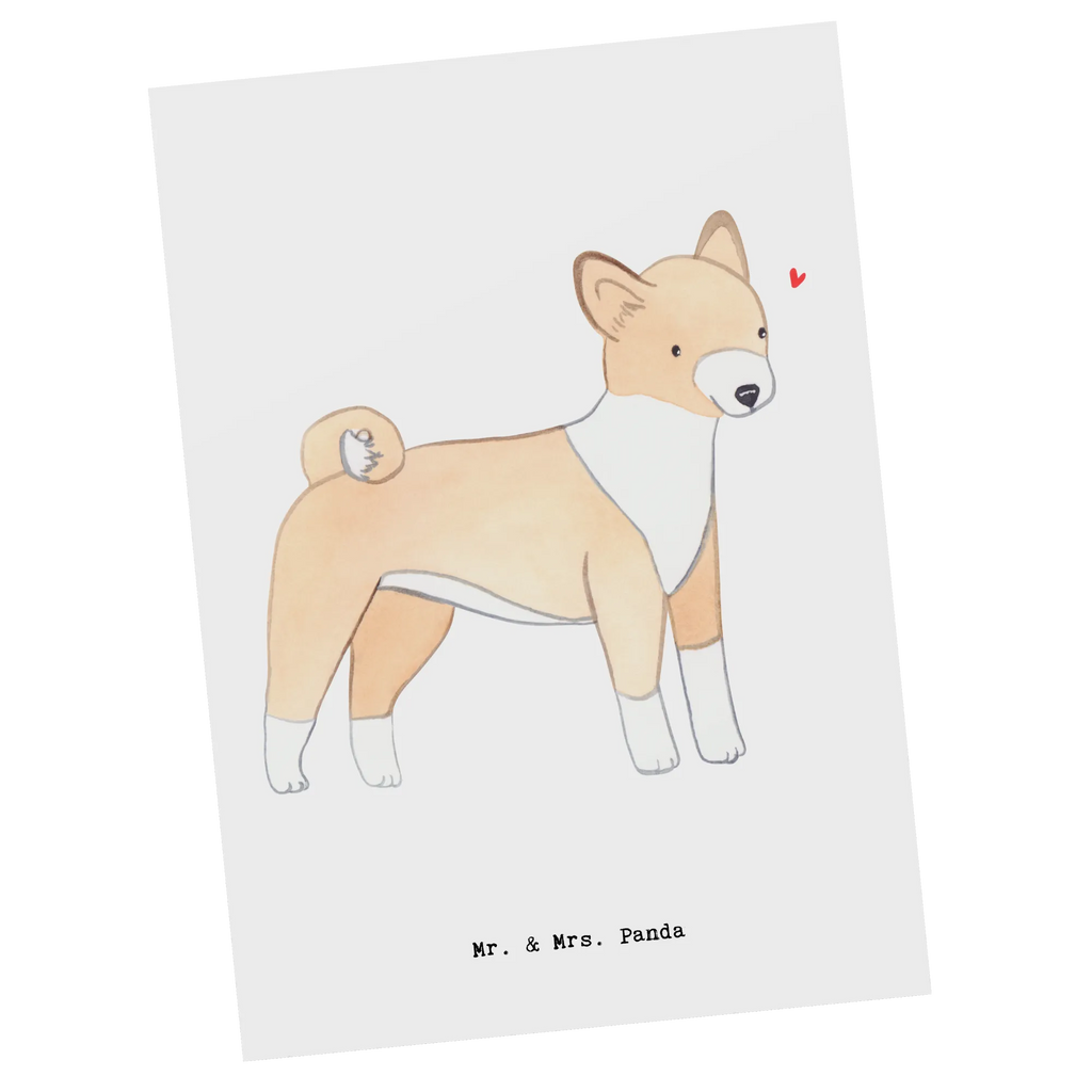 Postkarte Basenji Lebensretter Postkarte, Karte, Geschenkkarte, Grußkarte, Einladung, Ansichtskarte, Geburtstagskarte, Einladungskarte, Dankeskarte, Ansichtskarten, Einladung Geburtstag, Einladungskarten Geburtstag, Hund, Hunderasse, Rassehund, Hundebesitzer, Geschenk, Tierfreund, Schenken, Welpe, Kongo-Terrier, Basenji