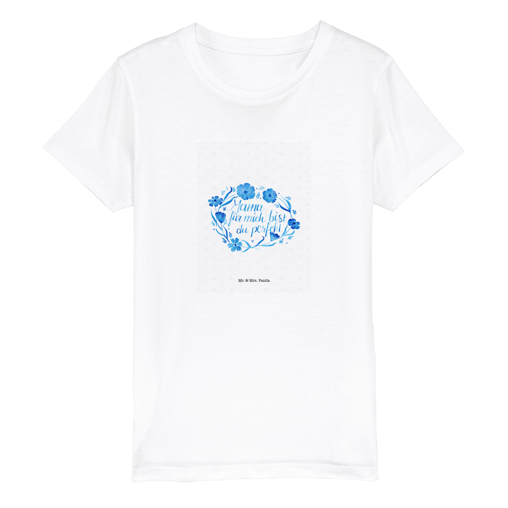 Organic Kinder T-Shirt Wüstenfuchs Blumen Kinder T-Shirt, Kinder T-Shirt Mädchen, Kinder T-Shirt Jungen, Afrika, Wildtiere, Wüste, Wüstenfuchs, Blumen, Blumenkranz, Glücklich