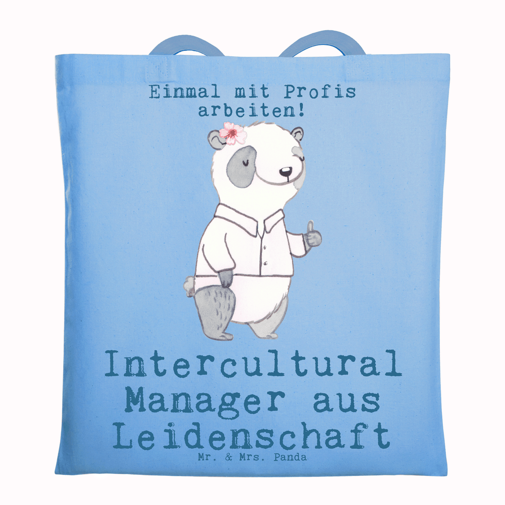 Tragetasche Intercultural Manager aus Leidenschaft Beuteltasche, Beutel, Einkaufstasche, Jutebeutel, Stoffbeutel, Tasche, Shopper, Umhängetasche, Strandtasche, Schultertasche, Stofftasche, Tragetasche, Badetasche, Jutetasche, Einkaufstüte, Laptoptasche, Beruf, Ausbildung, Jubiläum, Abschied, Rente, Kollege, Kollegin, Geschenk, Schenken, Arbeitskollege, Mitarbeiter, Firma, Danke, Dankeschön