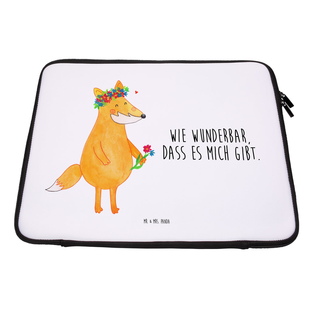 Notebook Tasche Fuchs Blumenliebe Notebook Tasche, Laptop, Computertasche, Tasche, Notebook-Tasche, Notebook-Reisehülle, Notebook Schutz, Fuchs, Füchse, Fox, Liebe, Freundin, Fuchsmädchen, Blumenmädchen, Freundinnen, Liebesbeweis, Blume, Blumen, Motivation, Freude, ich, mich, Selbstliebe