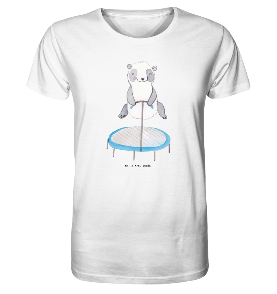 Shirt Herren Panda Trampolin springen T-Shirt, Shirt, Tshirt, Lustiges T-Shirt, T-Shirt mit Spruch, Party, Junggesellenabschied, Jubiläum, Geburstag, Herrn, Damen, Männer, Frauen, Schlafshirt, Nachthemd, Sprüche, Geschenk, Sport, Sportart, Hobby, Schenken, Danke, Dankeschön, Auszeichnung, Gewinn, Sportler, Trampolin springen, Trampolin Springen, Trampolin Turnen, Fitnessstudio