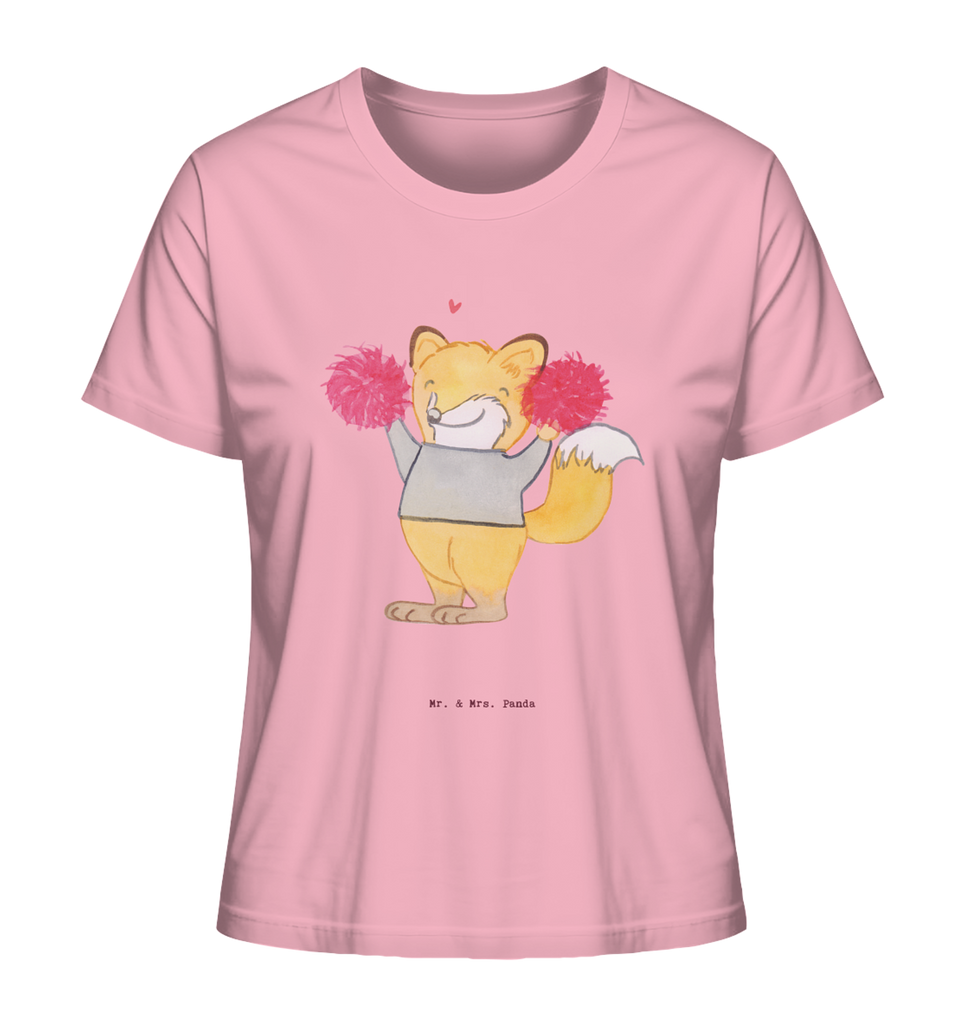 Shirt Damen Fuchs Cheerleader T-Shirt, Shirt, Tshirt, Lustiges T-Shirt, T-Shirt mit Spruch, Party, Junggesellenabschied, Jubiläum, Geburstag, Herrn, Damen, Männer, Frauen, Schlafshirt, Nachthemd, Sprüche, Geschenk, Sport, Sportart, Hobby, Schenken, Danke, Dankeschön, Auszeichnung, Gewinn, Sportler, Cheerleader, Cheerleading, Turnen, Turn Club, Turniere