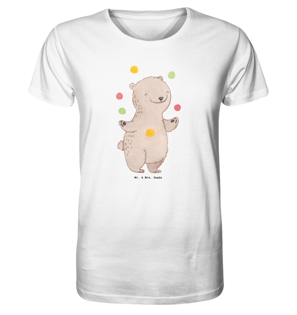 Shirt Herren Bär Jonglieren T-Shirt, Shirt, Tshirt, Lustiges T-Shirt, T-Shirt mit Spruch, Party, Junggesellenabschied, Jubiläum, Geburstag, Herrn, Damen, Männer, Frauen, Schlafshirt, Nachthemd, Sprüche, Geschenk, Sport, Sportart, Hobby, Schenken, Danke, Dankeschön, Auszeichnung, Gewinn, Sportler, Jonglieren, Jongleur, Zirkus, Artistik