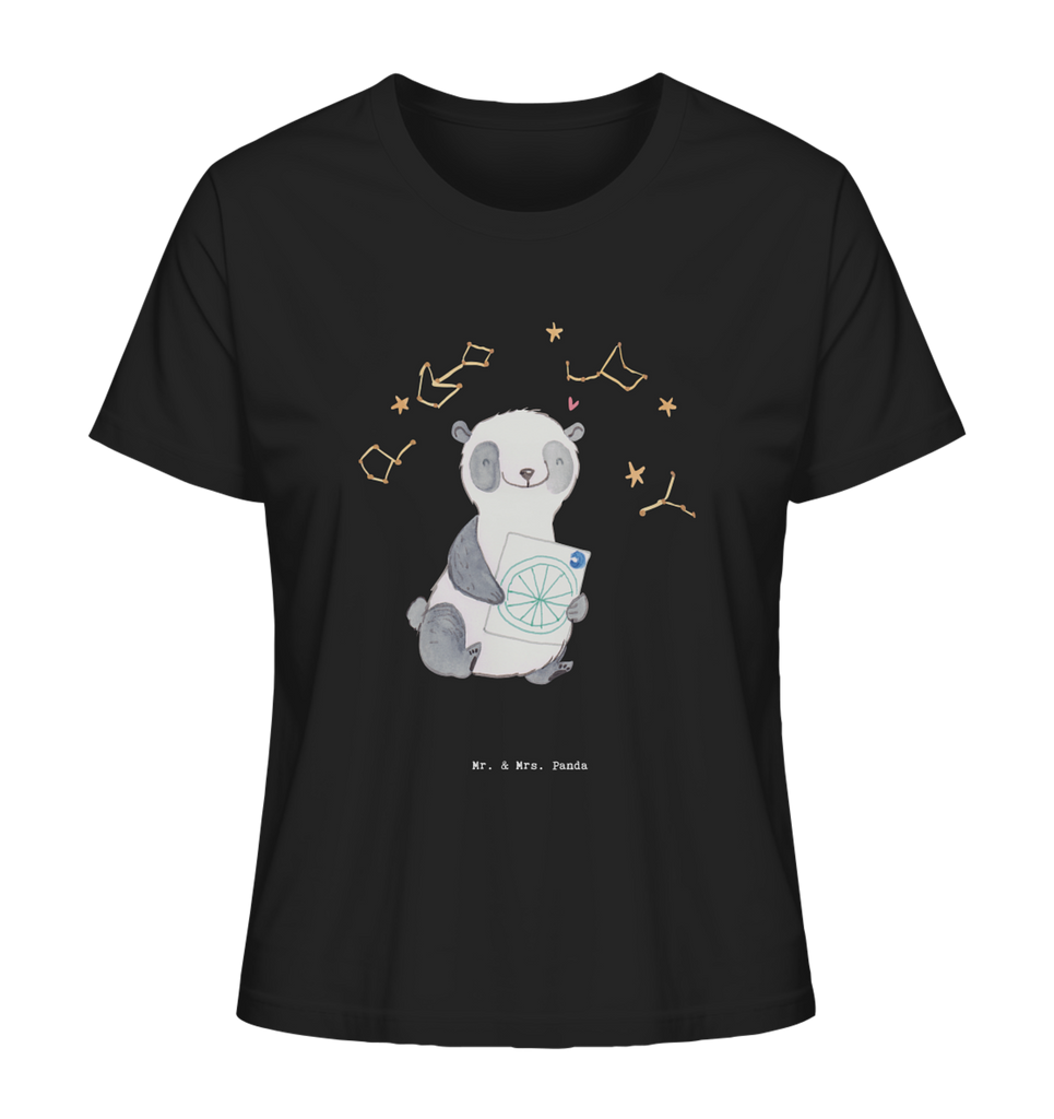 Shirt Damen Panda Astrologie T-Shirt, Shirt, Tshirt, Lustiges T-Shirt, T-Shirt mit Spruch, Party, Junggesellenabschied, Jubiläum, Geburstag, Herrn, Damen, Männer, Frauen, Schlafshirt, Nachthemd, Sprüche, Geschenk, Sport, Sportart, Hobby, Schenken, Danke, Dankeschön, Auszeichnung, Gewinn, Sportler, Astrologie, Horoskop, Sternbilder