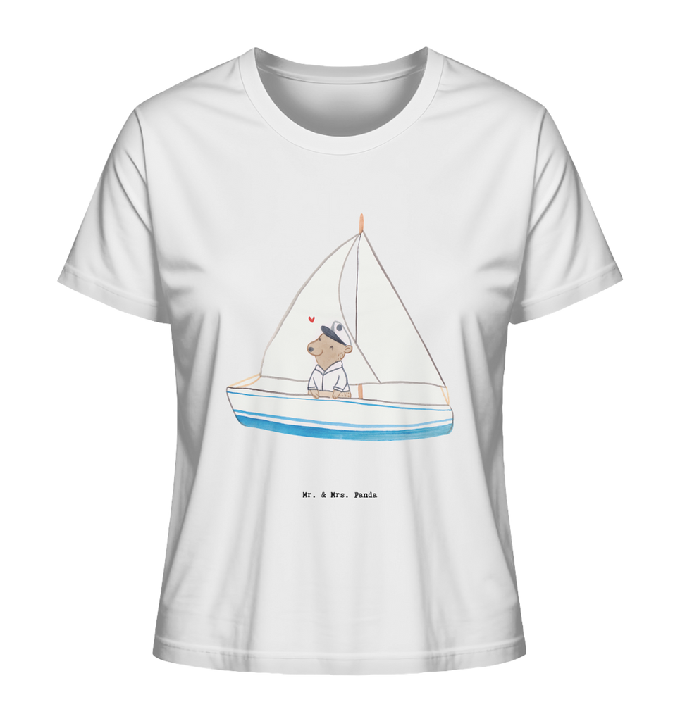 Shirt Damen Bär Segeln T-Shirt, Shirt, Tshirt, Lustiges T-Shirt, T-Shirt mit Spruch, Party, Junggesellenabschied, Jubiläum, Geburstag, Herrn, Damen, Männer, Frauen, Schlafshirt, Nachthemd, Sprüche, Geschenk, Sport, Sportart, Hobby, Schenken, Danke, Dankeschön, Auszeichnung, Gewinn, Sportler, segeln, Segeltörn, Segelboot, Segelschule, Yachtclub