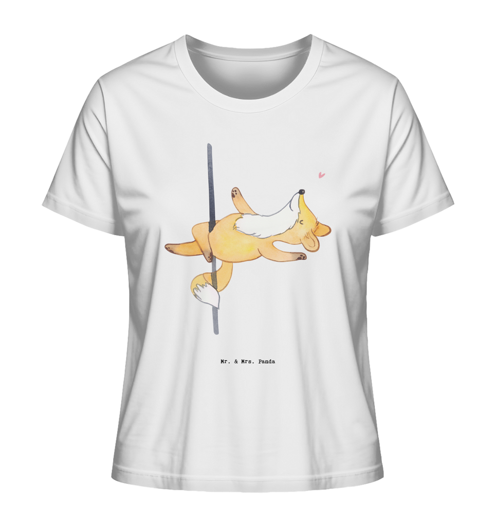 Shirt Damen Fuchs Poledance T-Shirt, Shirt, Tshirt, Lustiges T-Shirt, T-Shirt mit Spruch, Party, Junggesellenabschied, Jubiläum, Geburstag, Herrn, Damen, Männer, Frauen, Schlafshirt, Nachthemd, Sprüche, Geschenk, Sport, Sportart, Hobby, Schenken, Danke, Dankeschön, Auszeichnung, Gewinn, Sportler, Pole Dance, Tanzen, Tanz