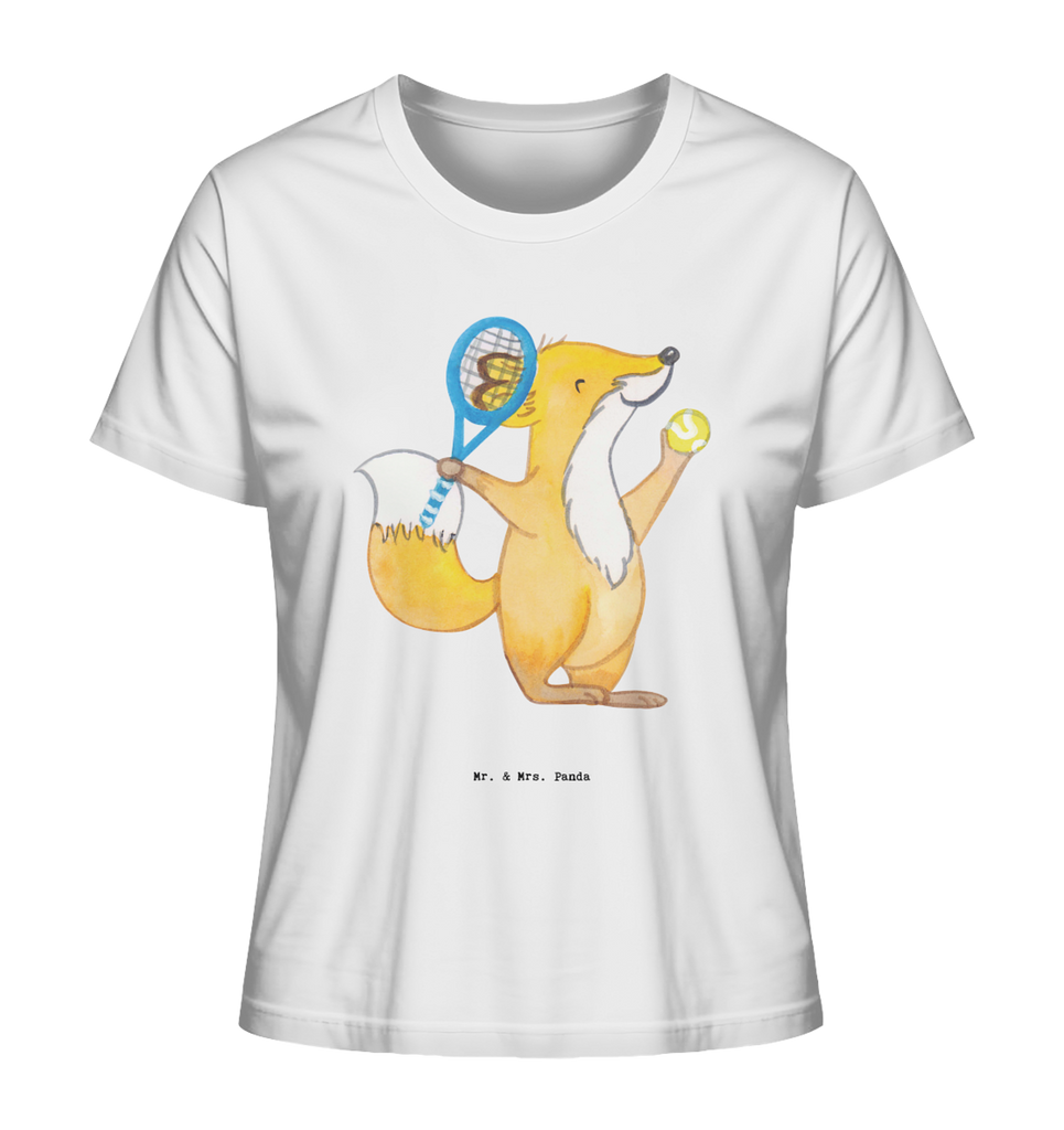 Shirt Damen Fuchs Tennis spielen T-Shirt, Shirt, Tshirt, Lustiges T-Shirt, T-Shirt mit Spruch, Party, Junggesellenabschied, Jubiläum, Geburstag, Herrn, Damen, Männer, Frauen, Schlafshirt, Nachthemd, Sprüche, Geschenk, Sport, Sportart, Hobby, Schenken, Danke, Dankeschön, Auszeichnung, Gewinn, Sportler, Tennis spielen, Tennisclub, Tennisverein, Tennis Turnier, Ballsportart