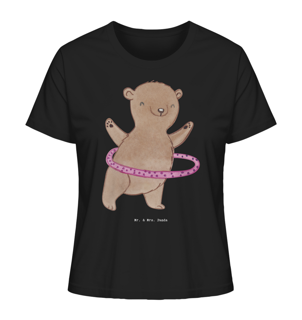 Shirt Damen Bär Hula Hoop T-Shirt, Shirt, Tshirt, Lustiges T-Shirt, T-Shirt mit Spruch, Party, Junggesellenabschied, Jubiläum, Geburstag, Herrn, Damen, Männer, Frauen, Schlafshirt, Nachthemd, Sprüche, Geschenk, Sport, Sportart, Hobby, Schenken, Danke, Dankeschön, Auszeichnung, Gewinn, Sportler, Hula Hoop, Fitness, Training