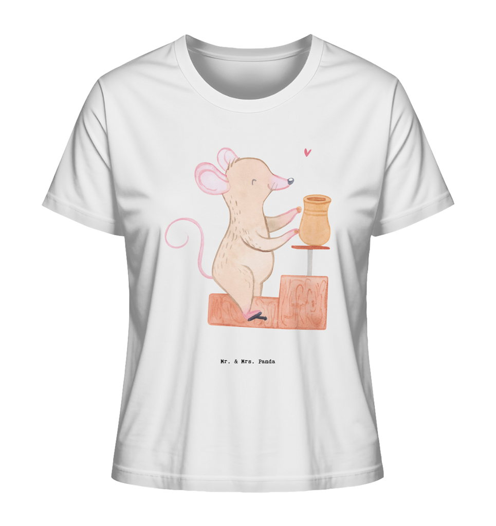 Shirt Damen Maus Töpfern T-Shirt, Shirt, Tshirt, Lustiges T-Shirt, T-Shirt mit Spruch, Party, Junggesellenabschied, Jubiläum, Geburstag, Herrn, Damen, Männer, Frauen, Schlafshirt, Nachthemd, Sprüche, Geschenk, Sport, Sportart, Hobby, Schenken, Danke, Dankeschön, Auszeichnung, Gewinn, Sportler, Töpfern, Töpferei, Töpferkurs