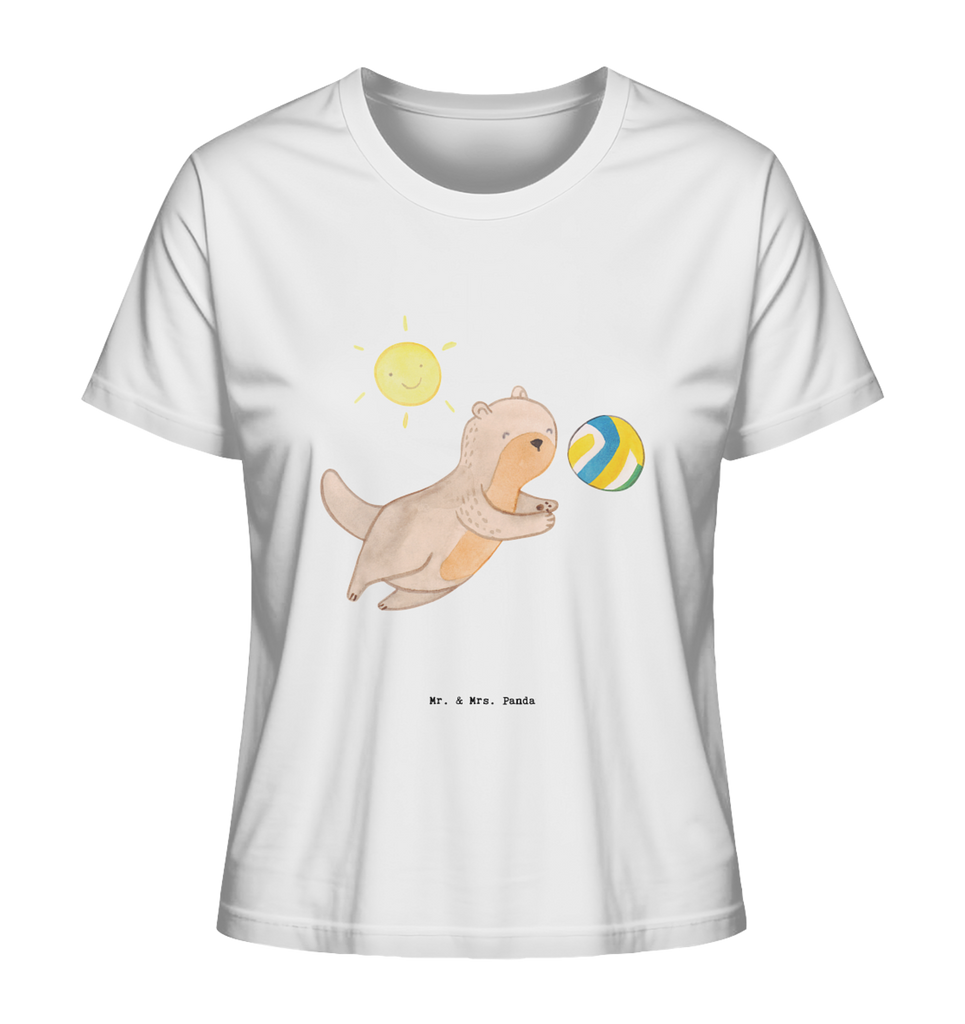 Shirt Damen Otter Beachvolleyball T-Shirt, Shirt, Tshirt, Lustiges T-Shirt, T-Shirt mit Spruch, Party, Junggesellenabschied, Jubiläum, Geburstag, Herrn, Damen, Männer, Frauen, Schlafshirt, Nachthemd, Sprüche, Geschenk, Sport, Sportart, Hobby, Schenken, Danke, Dankeschön, Auszeichnung, Gewinn, Sportler, Beachvolleyball, Volleyball, Ballsport, Volleyballturnier