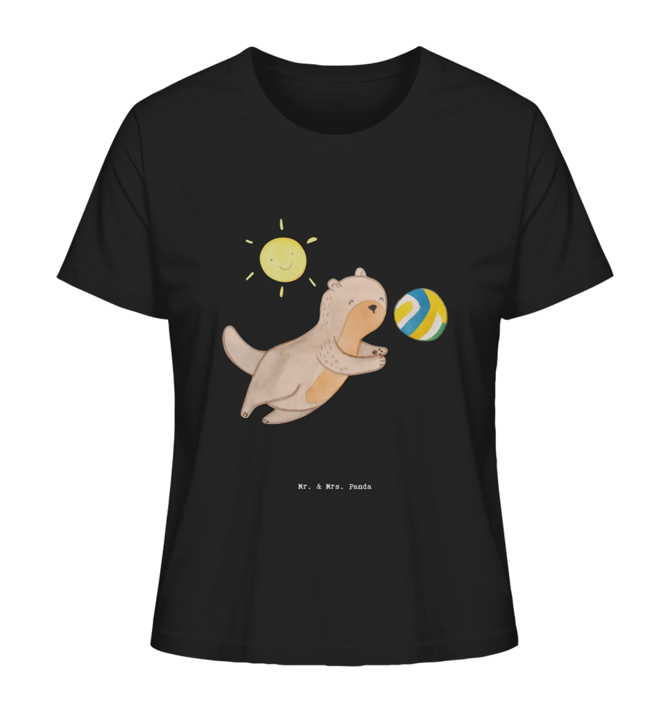 Shirt Damen Otter Beachvolleyball T-Shirt, Shirt, Tshirt, Lustiges T-Shirt, T-Shirt mit Spruch, Party, Junggesellenabschied, Jubiläum, Geburstag, Herrn, Damen, Männer, Frauen, Schlafshirt, Nachthemd, Sprüche, Geschenk, Sport, Sportart, Hobby, Schenken, Danke, Dankeschön, Auszeichnung, Gewinn, Sportler, Beachvolleyball, Volleyball, Ballsport, Volleyballturnier