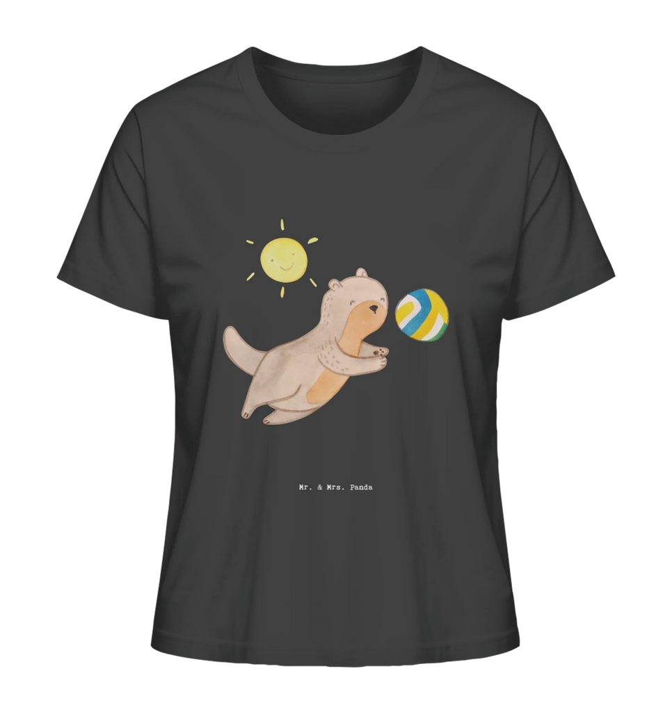 Shirt Damen Otter Beachvolleyball T-Shirt, Shirt, Tshirt, Lustiges T-Shirt, T-Shirt mit Spruch, Party, Junggesellenabschied, Jubiläum, Geburstag, Herrn, Damen, Männer, Frauen, Schlafshirt, Nachthemd, Sprüche, Geschenk, Sport, Sportart, Hobby, Schenken, Danke, Dankeschön, Auszeichnung, Gewinn, Sportler, Beachvolleyball, Volleyball, Ballsport, Volleyballturnier