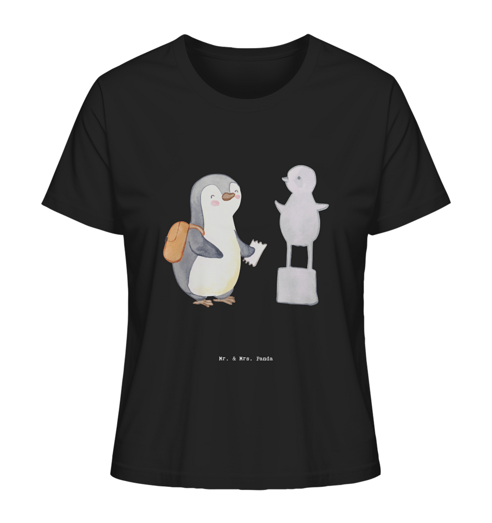 Shirt Damen Pinguin Museum besuchen T-Shirt, Shirt, Tshirt, Lustiges T-Shirt, T-Shirt mit Spruch, Party, Junggesellenabschied, Jubiläum, Geburstag, Herrn, Damen, Männer, Frauen, Schlafshirt, Nachthemd, Sprüche, Geschenk, Sport, Sportart, Hobby, Schenken, Danke, Dankeschön, Auszeichnung, Gewinn, Sportler, Museum besuchen, Museen