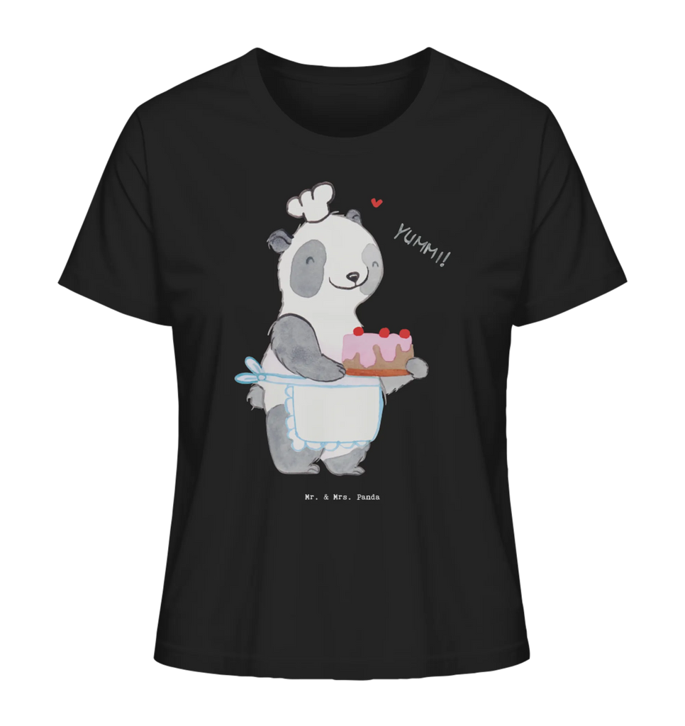 Shirt Damen Panda Backen T-Shirt, Shirt, Tshirt, Lustiges T-Shirt, T-Shirt mit Spruch, Party, Junggesellenabschied, Jubiläum, Geburstag, Herrn, Damen, Männer, Frauen, Schlafshirt, Nachthemd, Sprüche, Geschenk, Sport, Sportart, Hobby, Schenken, Danke, Dankeschön, Auszeichnung, Gewinn, Sportler, backen, Hobbybäcker, Kuchen backen