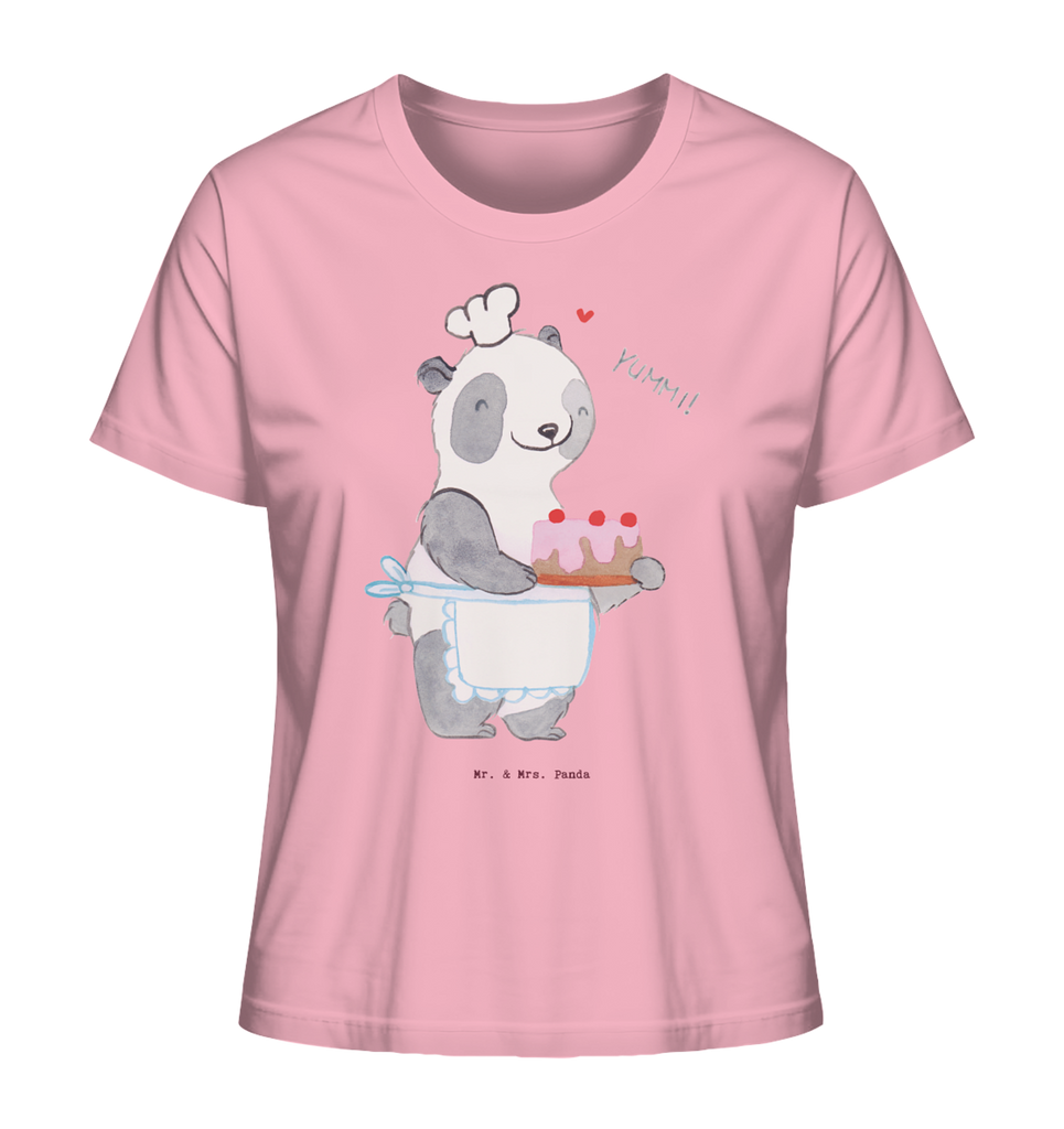 Shirt Damen Panda Backen T-Shirt, Shirt, Tshirt, Lustiges T-Shirt, T-Shirt mit Spruch, Party, Junggesellenabschied, Jubiläum, Geburstag, Herrn, Damen, Männer, Frauen, Schlafshirt, Nachthemd, Sprüche, Geschenk, Sport, Sportart, Hobby, Schenken, Danke, Dankeschön, Auszeichnung, Gewinn, Sportler, backen, Hobbybäcker, Kuchen backen