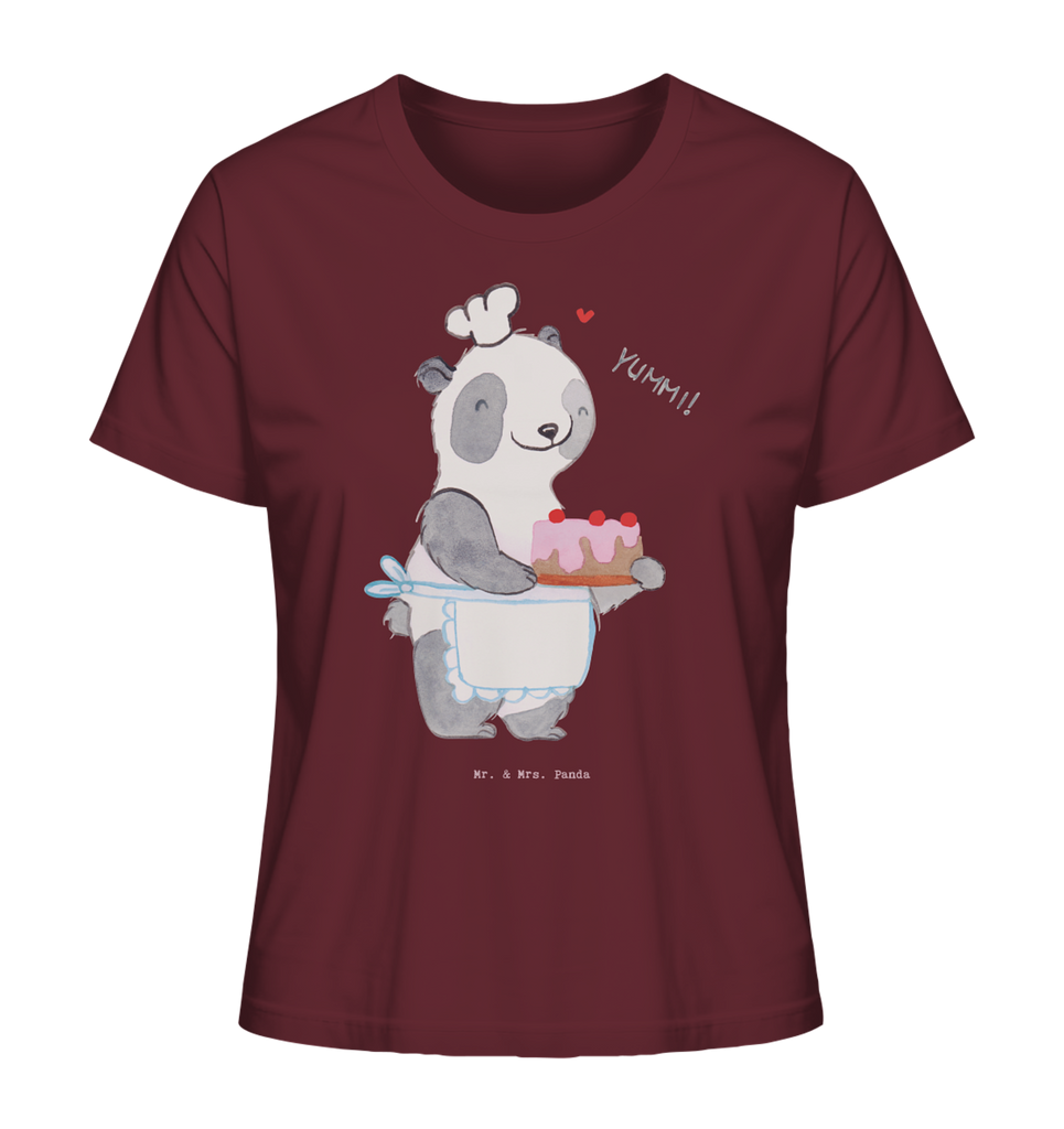 Shirt Damen Panda Backen T-Shirt, Shirt, Tshirt, Lustiges T-Shirt, T-Shirt mit Spruch, Party, Junggesellenabschied, Jubiläum, Geburstag, Herrn, Damen, Männer, Frauen, Schlafshirt, Nachthemd, Sprüche, Geschenk, Sport, Sportart, Hobby, Schenken, Danke, Dankeschön, Auszeichnung, Gewinn, Sportler, backen, Hobbybäcker, Kuchen backen