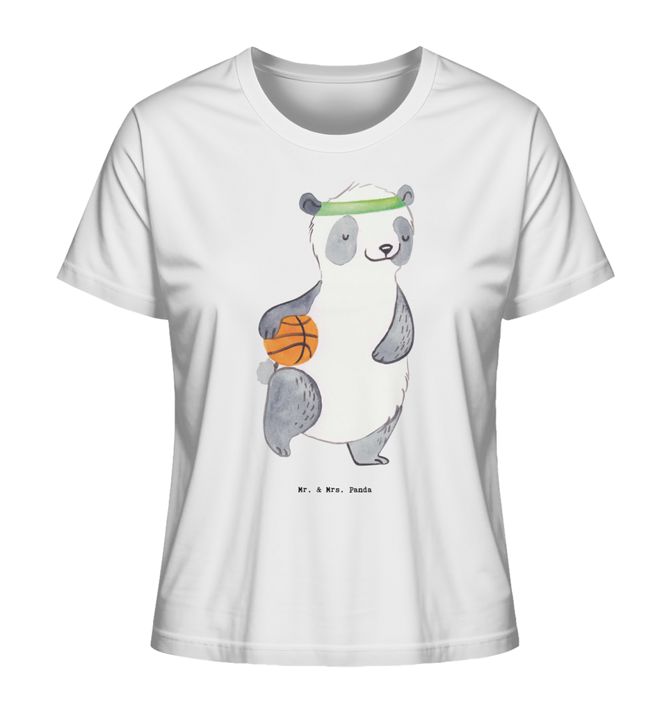 Shirt Damen Panda Basketball T-Shirt, Shirt, Tshirt, Lustiges T-Shirt, T-Shirt mit Spruch, Party, Junggesellenabschied, Jubiläum, Geburstag, Herrn, Damen, Männer, Frauen, Schlafshirt, Nachthemd, Sprüche, Geschenk, Sport, Sportart, Hobby, Schenken, Danke, Dankeschön, Auszeichnung, Gewinn, Sportler, Basketball, Basketball Verein, Basketball Verband, Basketballplatz