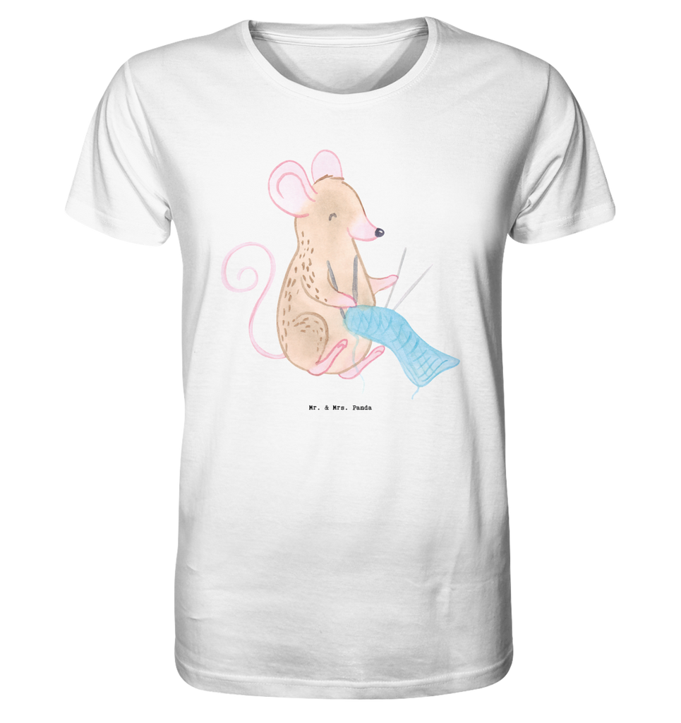 Shirt Herren Maus Stricken T-Shirt, Shirt, Tshirt, Lustiges T-Shirt, T-Shirt mit Spruch, Party, Junggesellenabschied, Jubiläum, Geburstag, Herrn, Damen, Männer, Frauen, Schlafshirt, Nachthemd, Sprüche, Geschenk, Sport, Sportart, Hobby, Schenken, Danke, Dankeschön, Auszeichnung, Gewinn, Sportler, Stricken, DIY