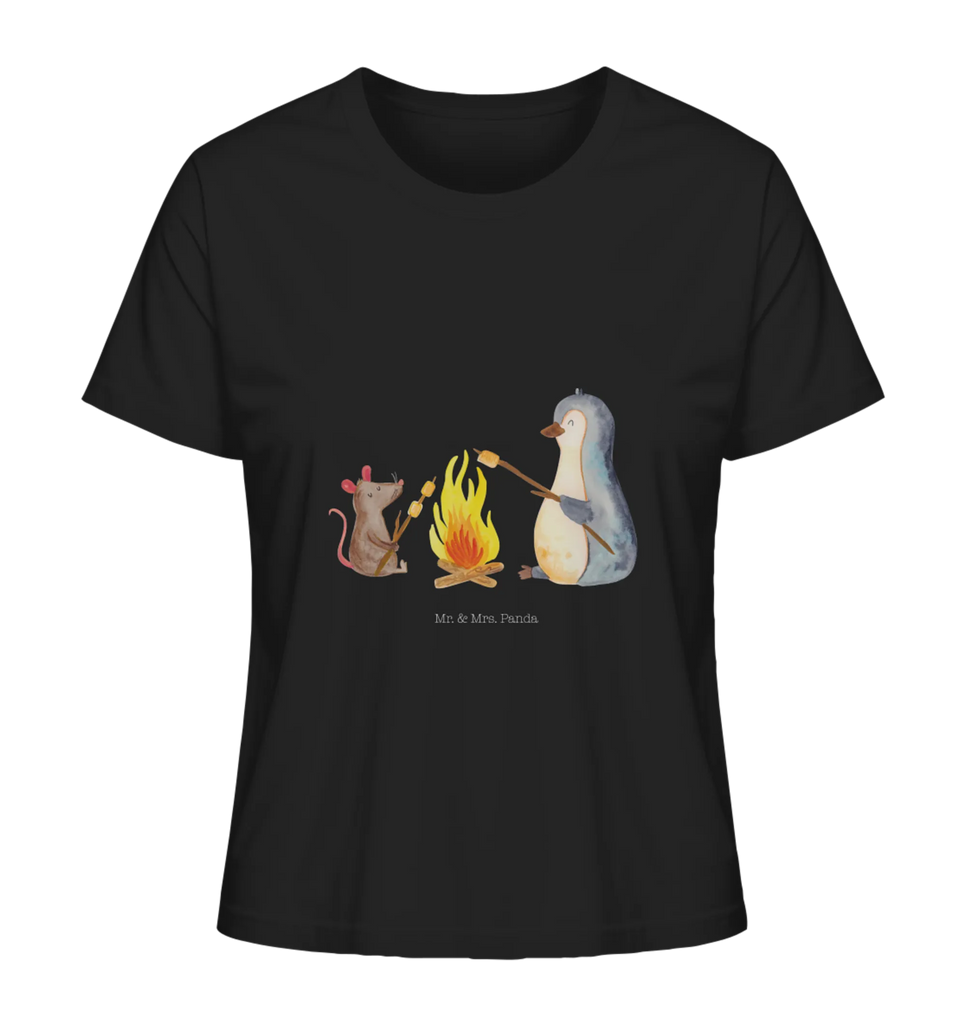 Shirt Damen Pinguin Lagerfeuer T-Shirt, Shirt, Tshirt, Lustiges T-Shirt, T-Shirt mit Spruch, Party, Junggesellenabschied, Jubiläum, Geburstag, Herrn, Damen, Männer, Frauen, Schlafshirt, Nachthemd, Sprüche, Pinguin, Maus, Pinguine, Lagerfeuer, Leben, Arbeit, Job, Motivation, Büro, Büroalltag, Lebensspruch, Lebensmotivation, Neustart, Liebe, grillen, Feuer, Marshmallows