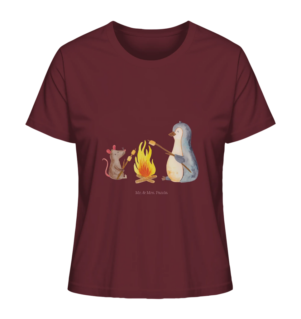 Shirt Damen Pinguin Lagerfeuer T-Shirt, Shirt, Tshirt, Lustiges T-Shirt, T-Shirt mit Spruch, Party, Junggesellenabschied, Jubiläum, Geburstag, Herrn, Damen, Männer, Frauen, Schlafshirt, Nachthemd, Sprüche, Pinguin, Maus, Pinguine, Lagerfeuer, Leben, Arbeit, Job, Motivation, Büro, Büroalltag, Lebensspruch, Lebensmotivation, Neustart, Liebe, grillen, Feuer, Marshmallows