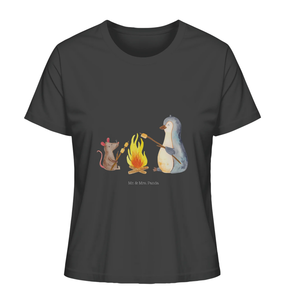 Shirt Damen Pinguin Lagerfeuer T-Shirt, Shirt, Tshirt, Lustiges T-Shirt, T-Shirt mit Spruch, Party, Junggesellenabschied, Jubiläum, Geburstag, Herrn, Damen, Männer, Frauen, Schlafshirt, Nachthemd, Sprüche, Pinguin, Maus, Pinguine, Lagerfeuer, Leben, Arbeit, Job, Motivation, Büro, Büroalltag, Lebensspruch, Lebensmotivation, Neustart, Liebe, grillen, Feuer, Marshmallows