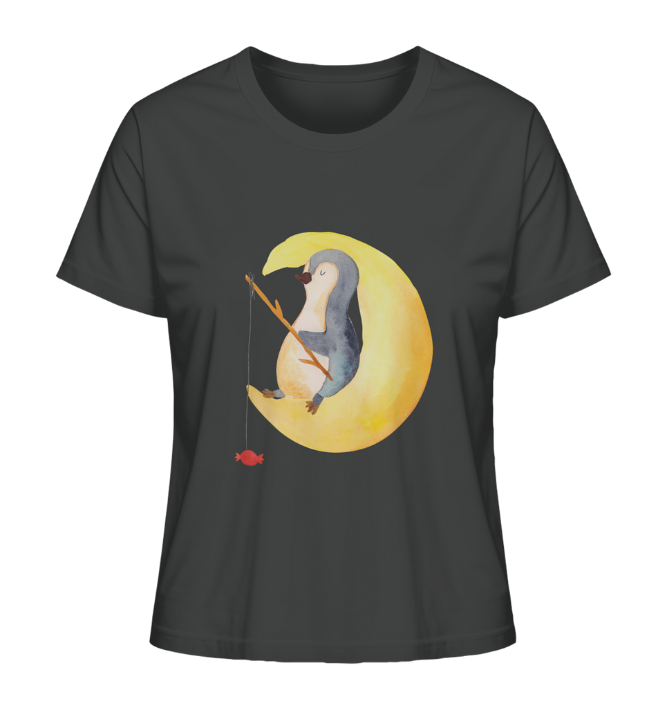 Shirt Damen Pinguin Mond T-Shirt, Shirt, Tshirt, Lustiges T-Shirt, T-Shirt mit Spruch, Party, Junggesellenabschied, Jubiläum, Geburstag, Herrn, Damen, Männer, Frauen, Schlafshirt, Nachthemd, Sprüche, Pinguin, Pinguine, Spruch, schlafen, Nachtruhe, Einschlafen, Schlafzimmer, Schlafstörungen, Gästezimmer