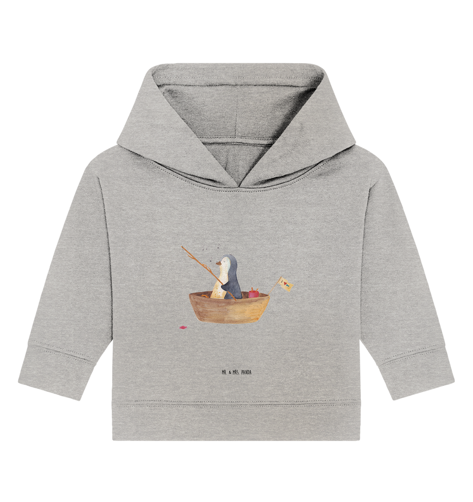 Organic Baby Hoodie Pinguin Angelboot