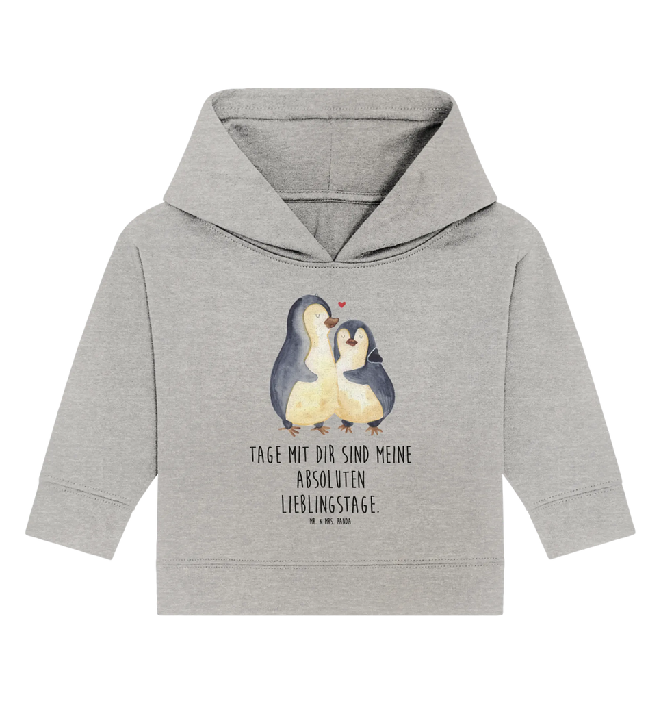 Organic Baby Hoodie Pinguin umarmen Baby Kapuzenshirt, Baby Kapuzensweatshirt, Baby Hoodie, Baby Pullover, Pinguin, Liebe, Liebespaar, Liebesbeweis, Liebesgeschenk, Verlobung, Jahrestag, Hochzeitstag, Hochzeit, Hochzeitsgeschenk