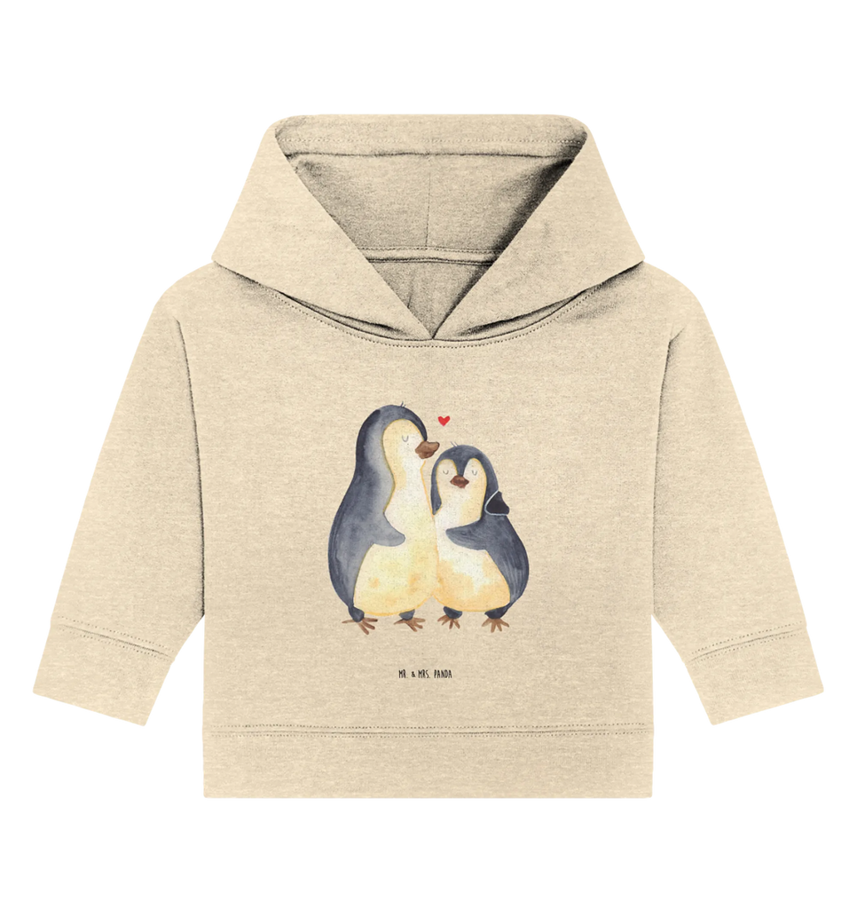 Organic Baby Hoodie Pinguin umarmen Baby Kapuzenshirt, Baby Kapuzensweatshirt, Baby Hoodie, Baby Pullover, Pinguin, Liebe, Liebespaar, Liebesbeweis, Liebesgeschenk, Verlobung, Jahrestag, Hochzeitstag, Hochzeit, Hochzeitsgeschenk